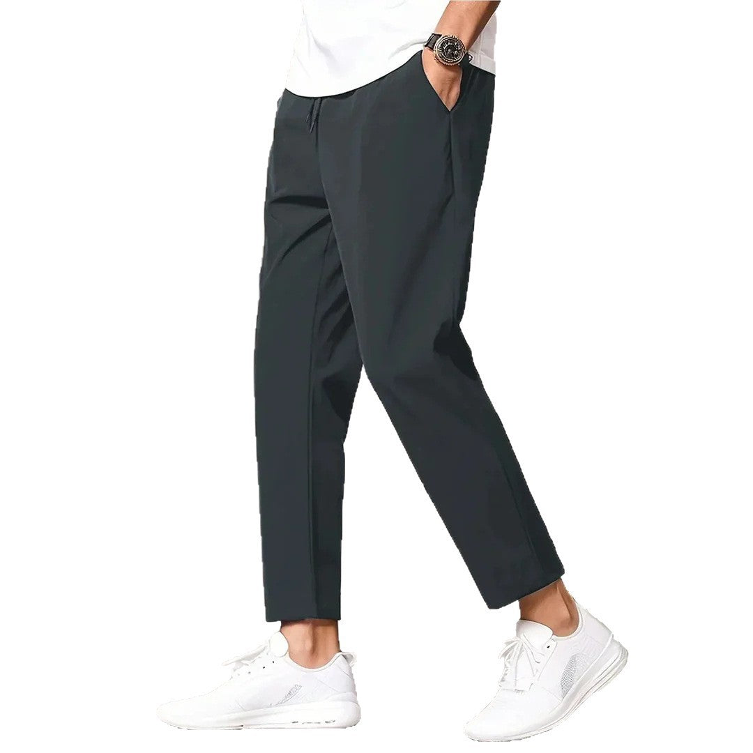 Herren lässige Freizeithose mit elastischem Bund und seitlichen Taschen Echoarchiv