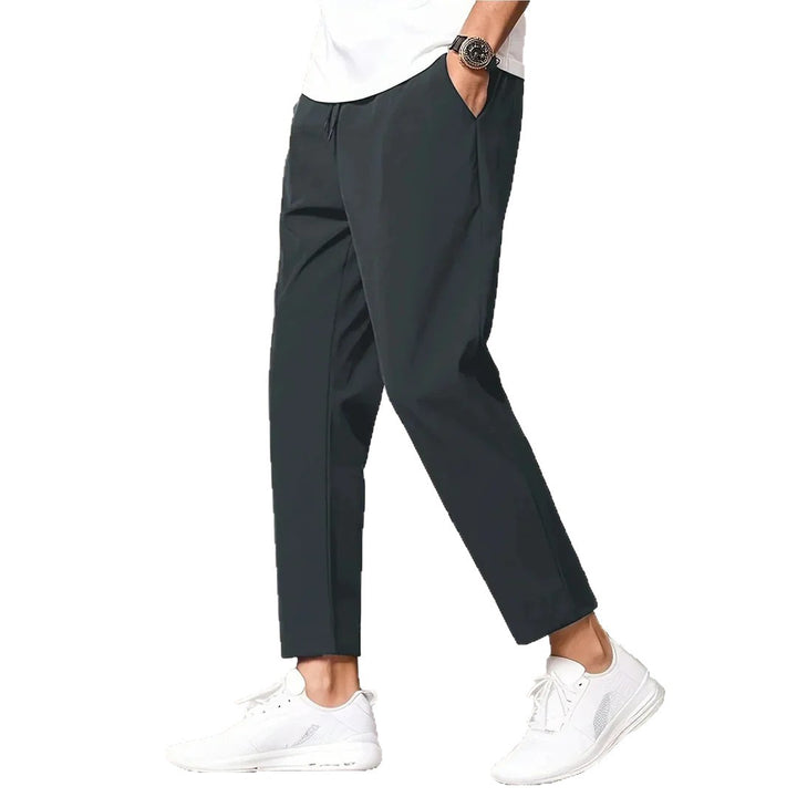 Herren lässige Freizeithose mit elastischem Bund und seitlichen Taschen Echoarchiv