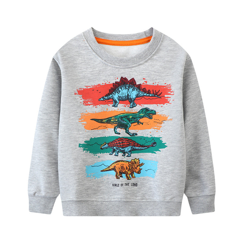 Jungen Sweatshirt mit lebendigem Dinosaurier-Motiv Echo Archiv