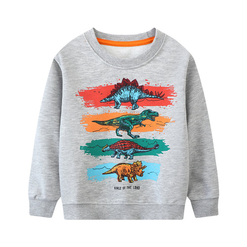 Jungen Sweatshirt mit lebendigem Dinosaurier-Motiv Echo Archiv
