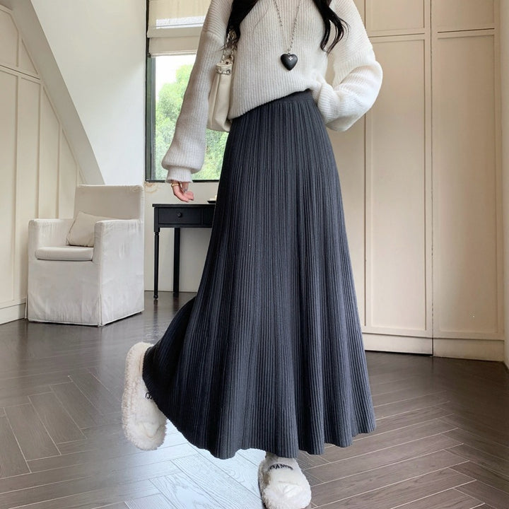 Damen Eleganter, plissierter Maxirock Echo Archiv 1787632207