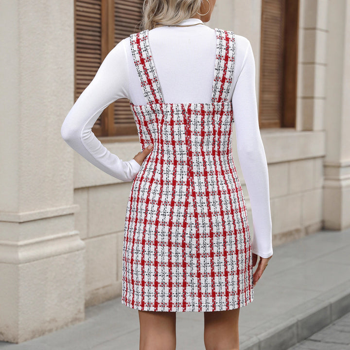Damen Karierter Minikleid Echo Archiv