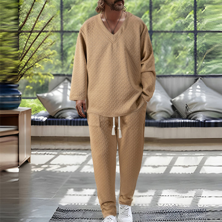 Herren lässiger Strickanzug Echoarchiv