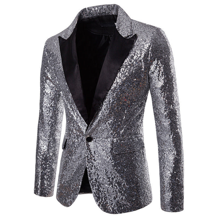 Herren Pailletten Formal Blazer Echoarchiv