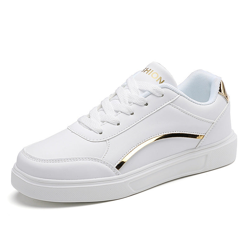 Unisex nan urbaner niedriger City-Sneaker mit veganem Kunstleder, dezenter Metallic-Zierkante und stoßdämpfender EVA-Laufsohle Echo Archiv