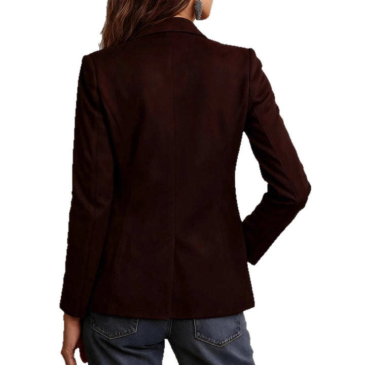 Damen Eleganter Wildlederblazer Echo Archiv