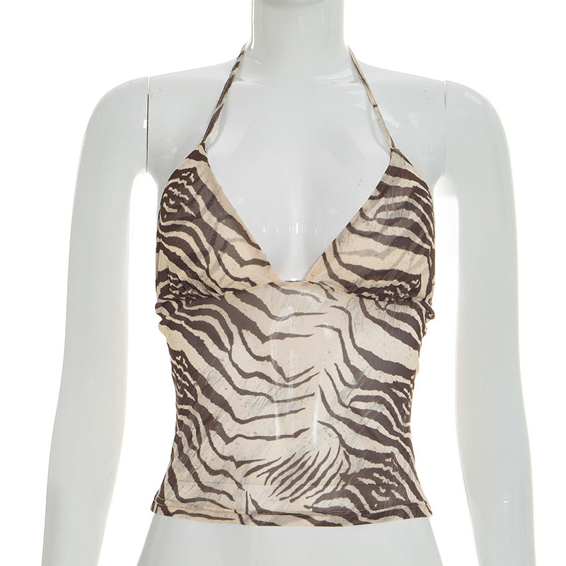 Damen tierisches print Top Echo Archiv