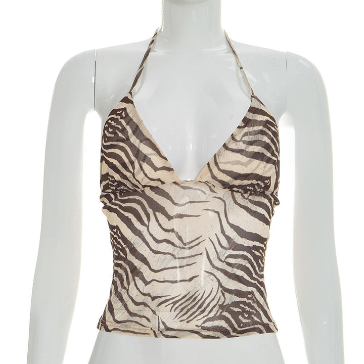Damen tierisches print Top Echo Archiv