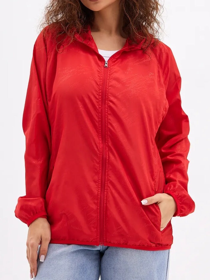 Damen Leichte Sportjacke mit Kapuze – Célinea