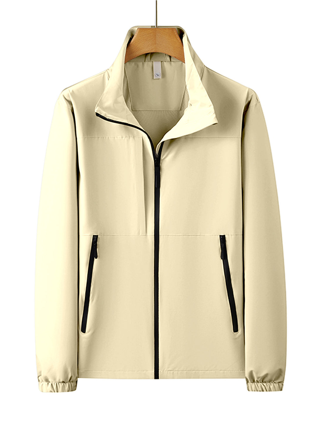 Herren leichte Windjacke mit praktischen Reißverschlusstaschen Echoarchiv