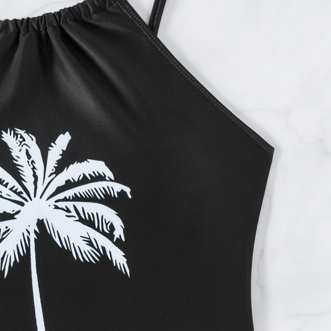 Damen Tankini mit elegantem Palmenmotiv Echo Archiv