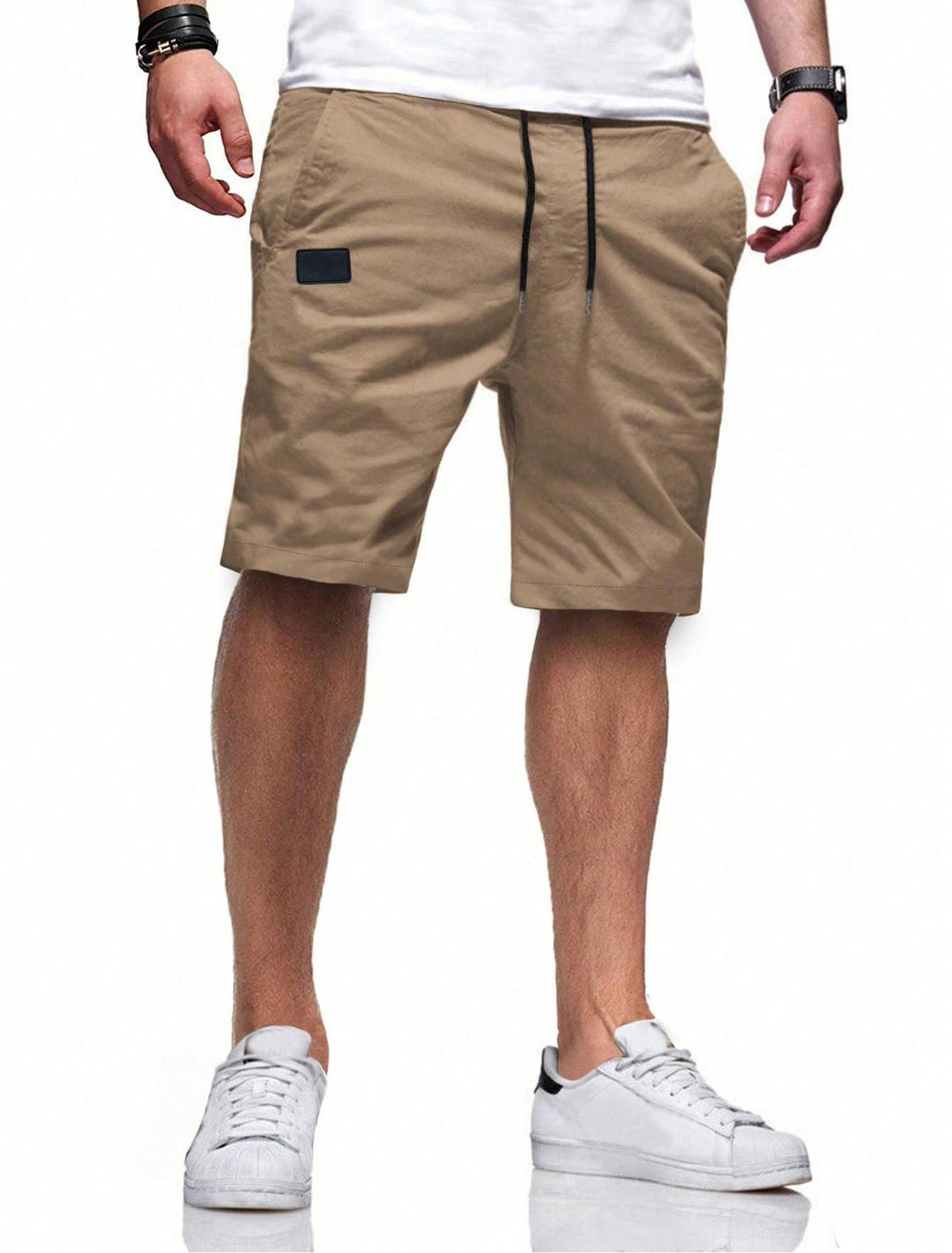 Herren bequeme Sport Shorts mit praktischen Taschen und elastischem Bund – Marzano