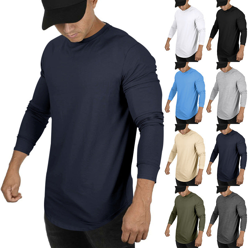 Herren Langarmshirt mit innovativem Schnitt und atmungsaktiver Struktur Echoarchiv