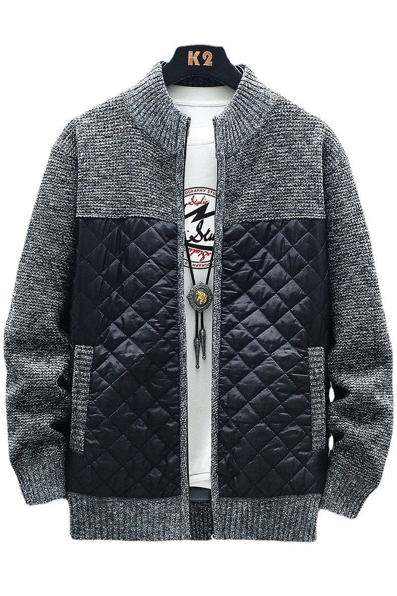 Herren gesteppte Freizeitjacke mit strukturiertem Obermaterial Echoarchiv