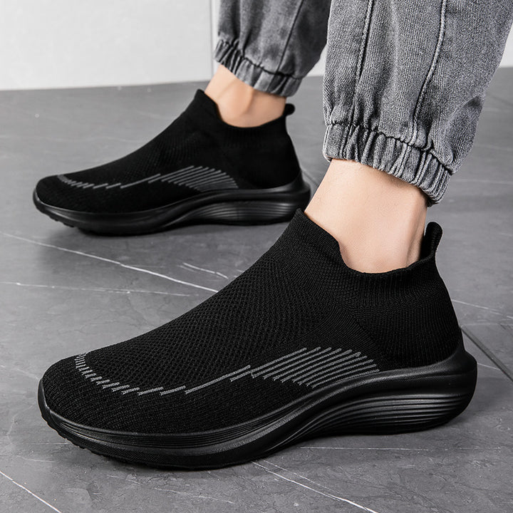 Herren nan sockenähnliche Strick-Sneaker mit nahtlosem Obermaterial und stoßdämpfender Sohle Echo Archiv