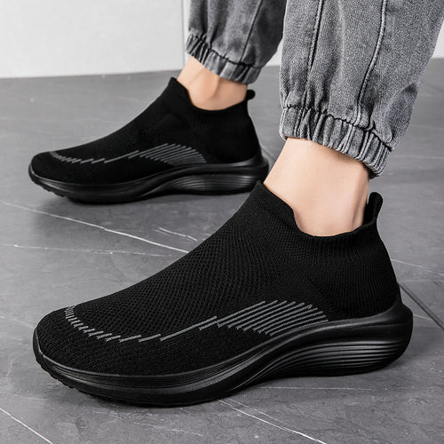 Herren nan sockenähnliche Strick-Sneaker mit nahtlosem Obermaterial und stoßdämpfender Sohle Echo Archiv