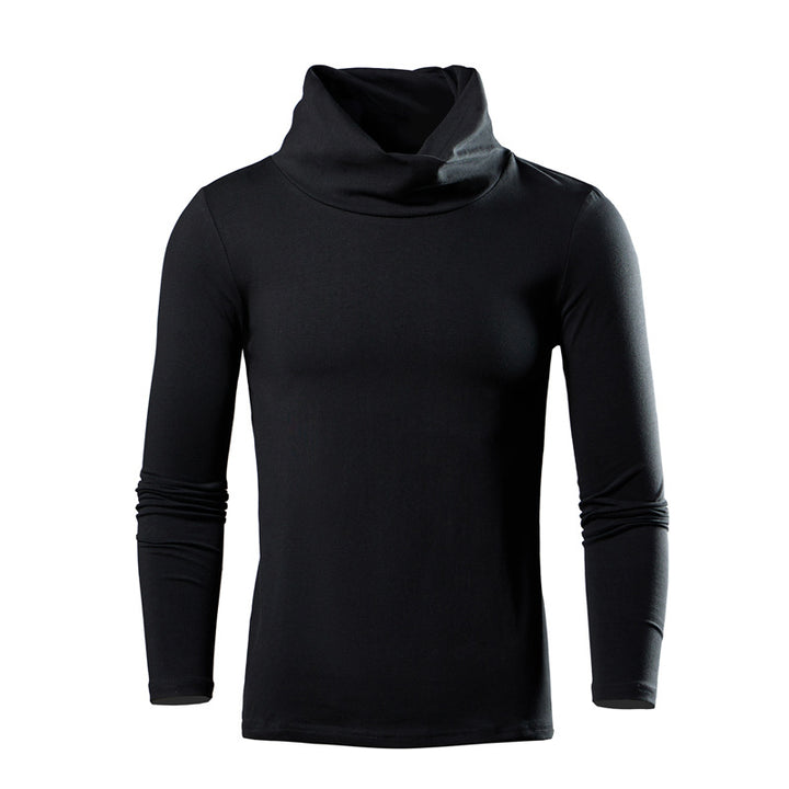 Herren elegantes Langarmshirt mit modischem Kragen Echoarchiv