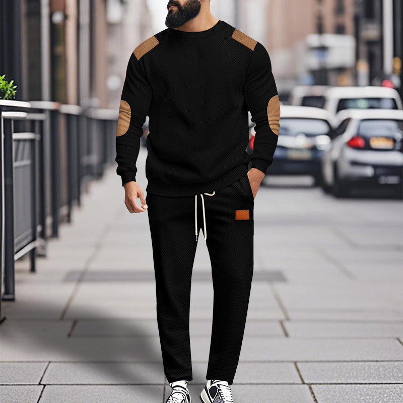 Herren modisches Sportanzug Set mit elastischem Bund und praktischen Taschen Echoarchiv