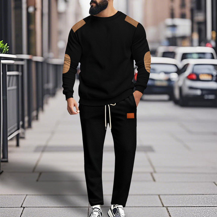 Herren modisches Sportanzug Set mit elastischem Bund und praktischen Taschen Echoarchiv