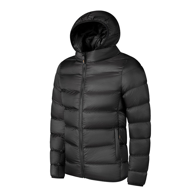 Herren Wasserdichte Steppjacke mit Kapuze Echo Archiv