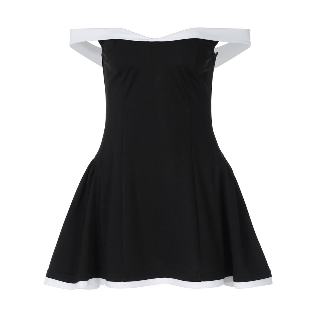 Damen Off-Shoulder Kleid Echo Archiv