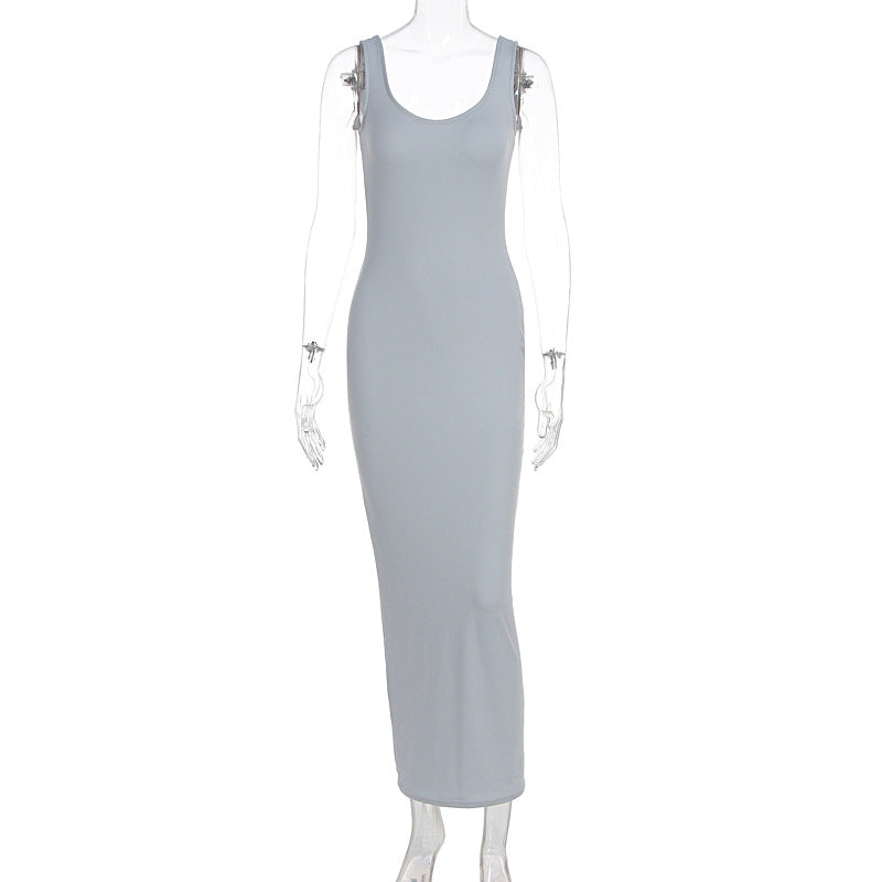 Damen Figurbetontes Maxikleid aus hochwertigem Jerseystoff Echo Archiv