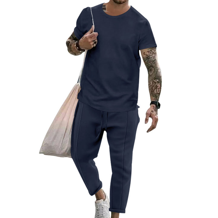 Herren sportliches Set aus hochwertiger Baumwolle mit funktionalem Design und atmungsaktiver Struktur Echoarchiv