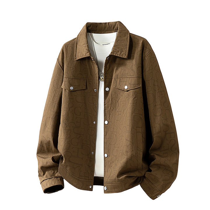 Herren Geprägte Overshirtjacke – Taviero