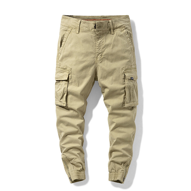 Herren Cargo-Jogginghose mit elastischem Saum, verstärkten Klappentaschen und Canvas‑Optik Echo Archiv