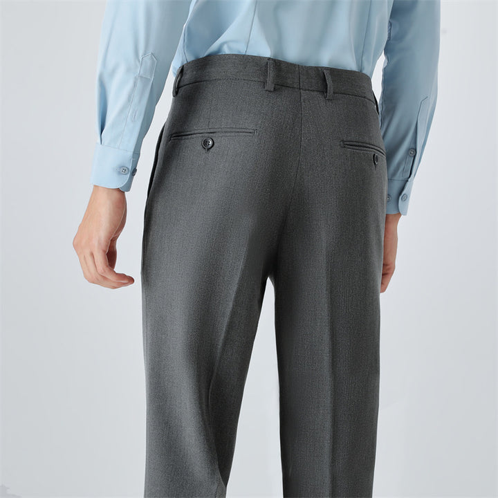 Herren elegante Anzughose mit schmalem Schnitt und feinem Muster Echoarchiv