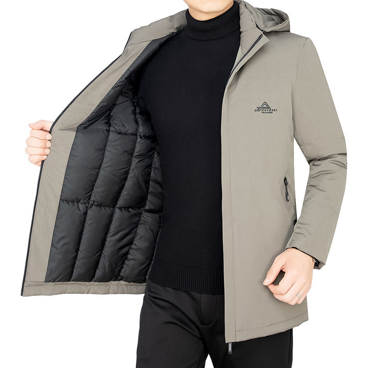 Mann Wasserdichte Thermojacke mit Kapuze Echoarchiv