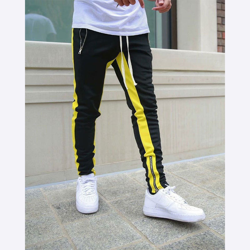 Herren Sportliche Slim-Fit Jogginghose mit Seitentaschen – Sorevano