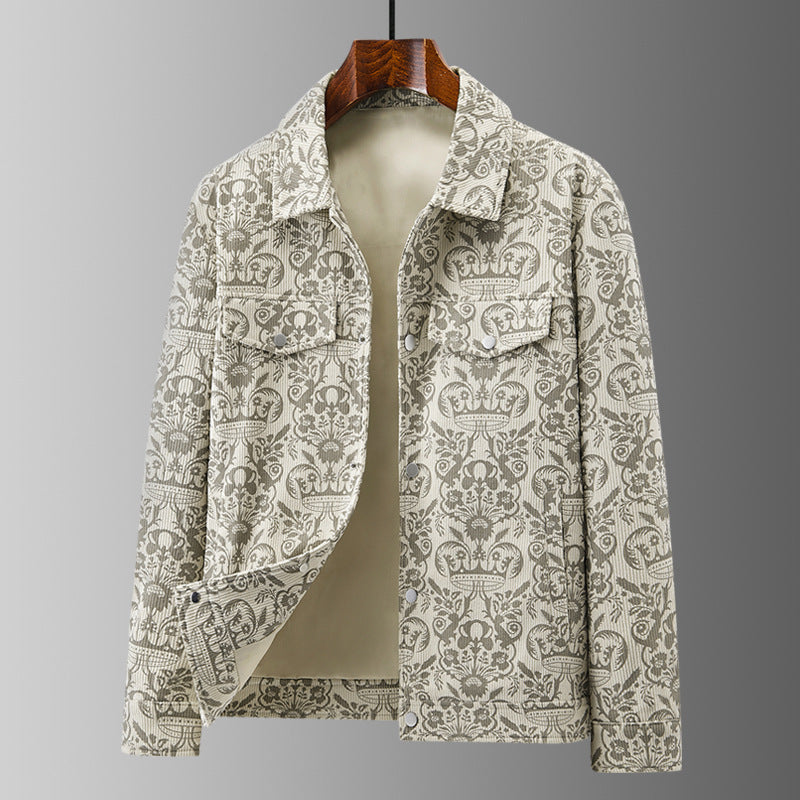 Damen Elegante Utility-Jacke mit floralem Muster Echo Archiv