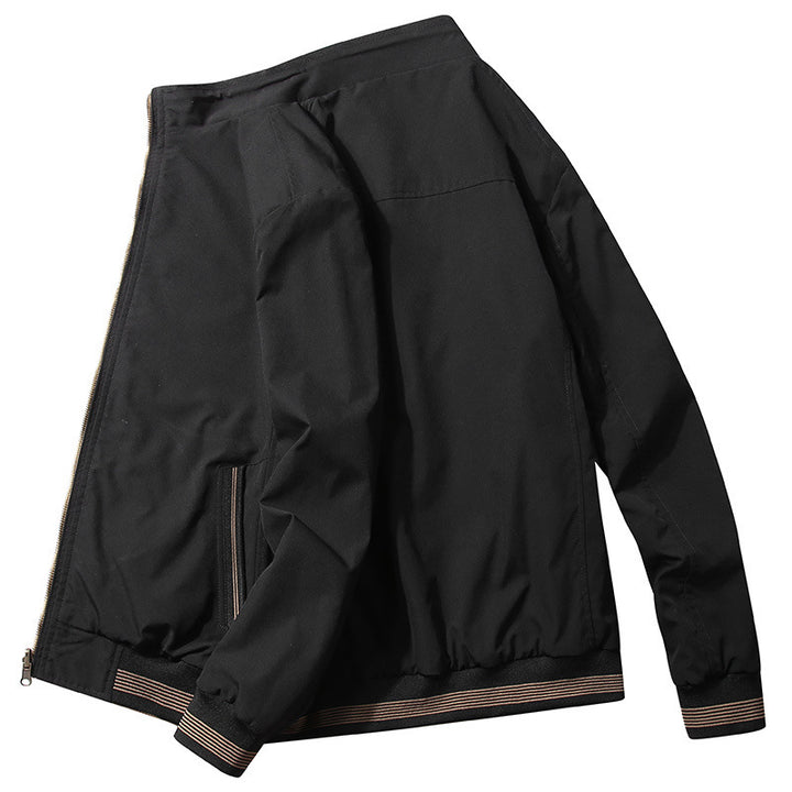 Herren Sportliche Bomberjacke mit hohen Kragen und praktischen Taschen Echo Archiv