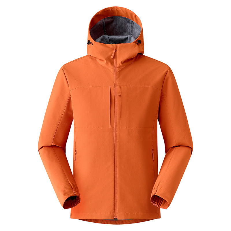 Herren Leichte Allround‑Softshelljacke mit thermoregulierender Membran, ergonomischem Schnitt & verdeckter Brusttasche Echoarchiv