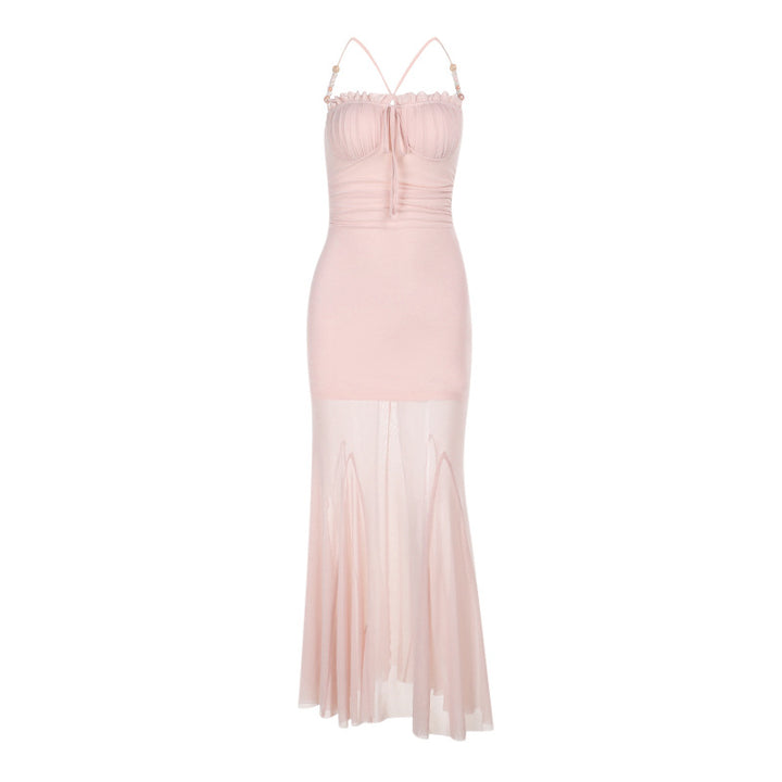 Damen Elegantes Maxikleid mit raffinierten Rüschendetails Echo Archiv