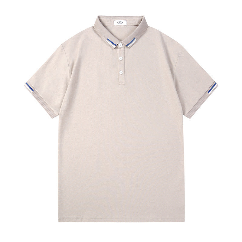 Herren Polo-Shirt mit kontrastierenden Kragen und Ärmel Echoarchiv