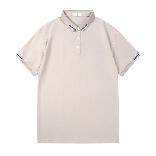 Herren Polo-Shirt mit kontrastierenden Kragen und Ärmel Echoarchiv
