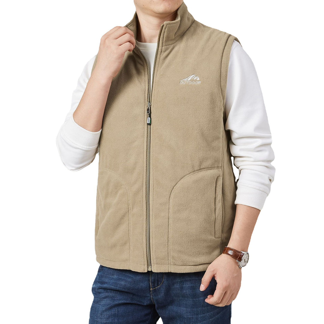 Herren Fleece-Weste mit hohem Kragen Echo Archive