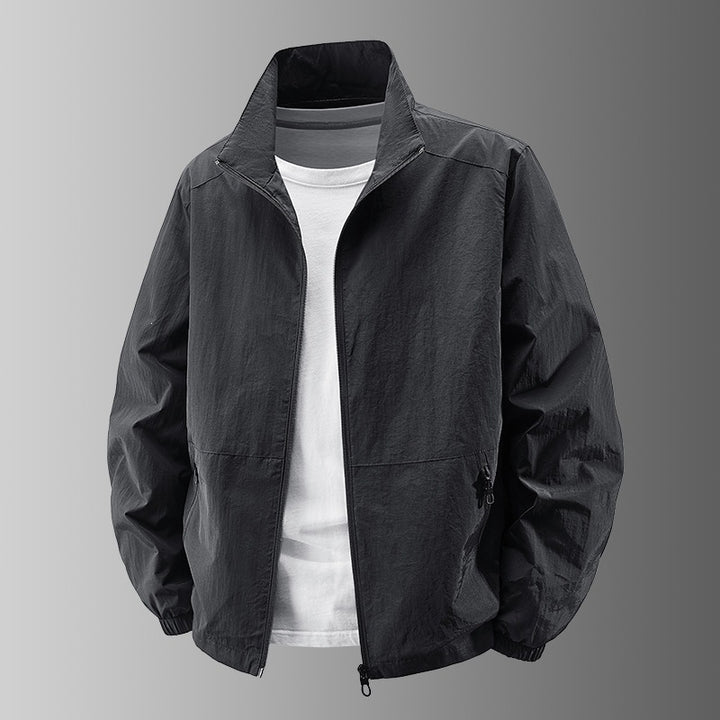 Herren Ultralight Technical Blousonjacke mit elastischen Bündchen, verdeckten Reißverschlusstaschen & atmungsaktivem Nylonmix Echo Archiv