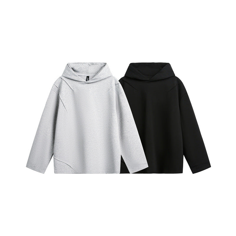 Unisex Oversize-Kapuzenpullover aus leichter French-Terry mit markanten Abnähern Echoarchiv