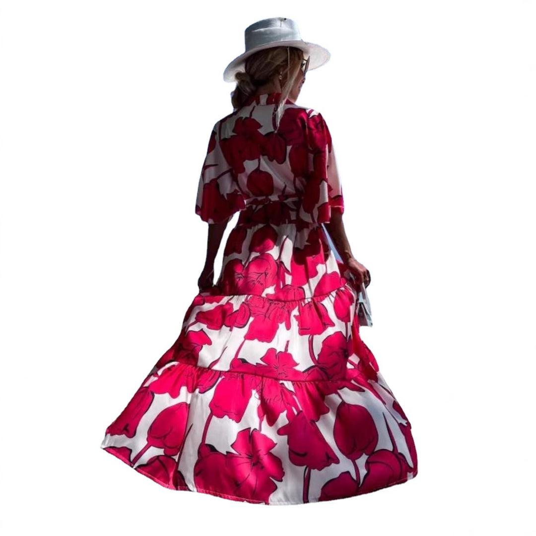 Damen eleganter Kimono mit floralem Design Echo Archiv