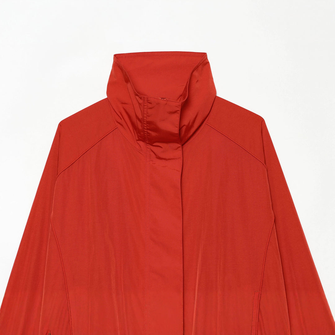 Damen nan leichte winddichte Übergangsjacke mit Stehkragen Raglanärmel elastischem Bund Echo Archiv