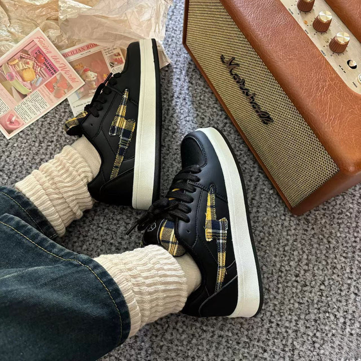 Damen Sneakers im modischen Karo-Design mit bequemer Dämpfung Echo Archiv