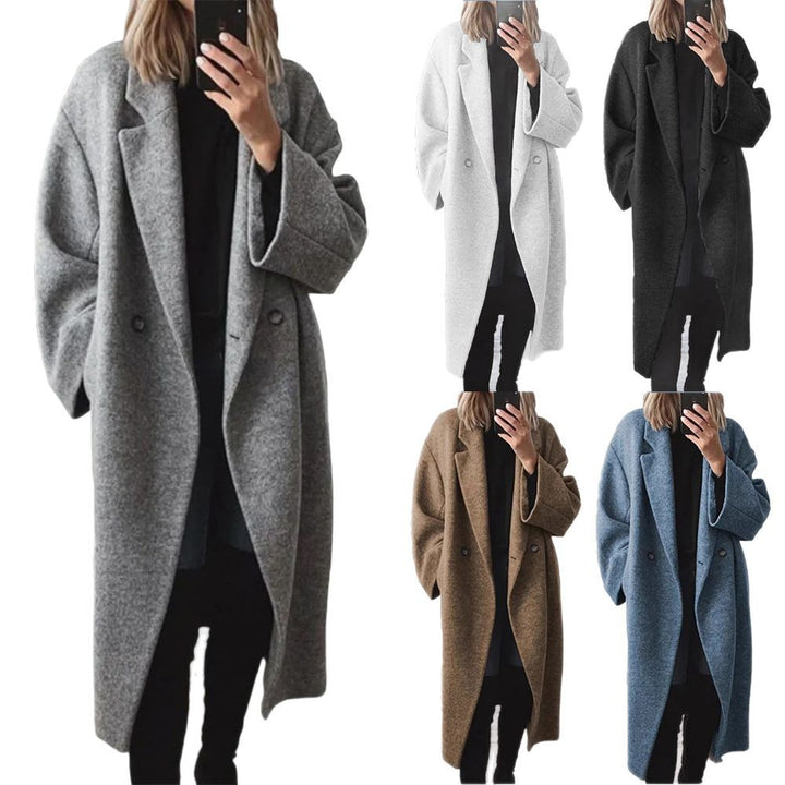 Damen Oversized Wollmantel Echoarchiv