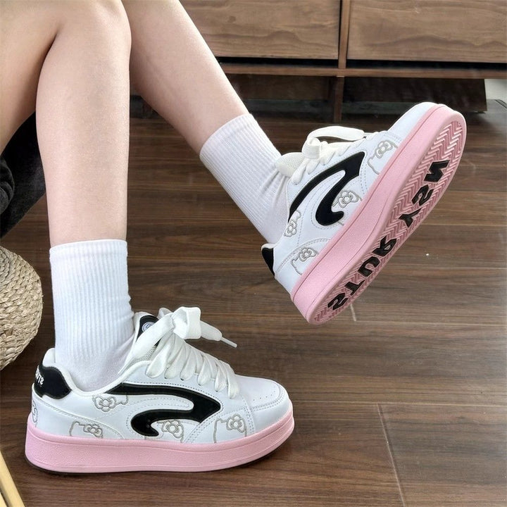 Damen Modische Sneaker mit verspieltem Design und bequemer Dämpfung Echo Archiv