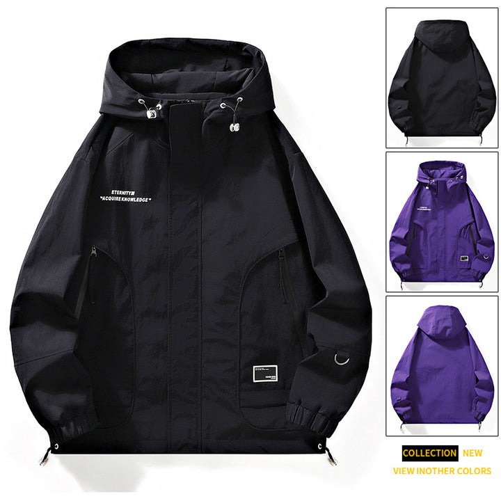 Herren winddichte und atmungsaktive Outdoor-Jacke Echoarchiv