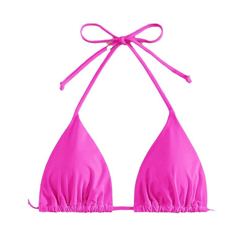 Damen Triangel-Bikini-Oberteil mit verstellbaren Trägern und raffinierten Bindebändern Echo Archiv