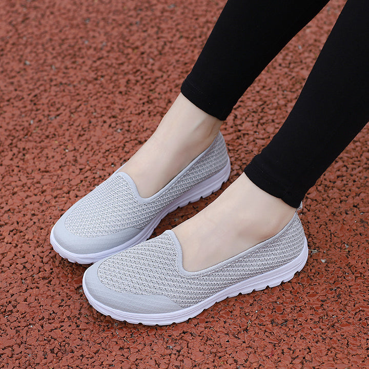 Damen nan ergonomisch geformte Komfort-Slipper mit atmungsaktivem Netzgewebe-Obermaterial und gedämpfter Laufsohle Echo Archiv