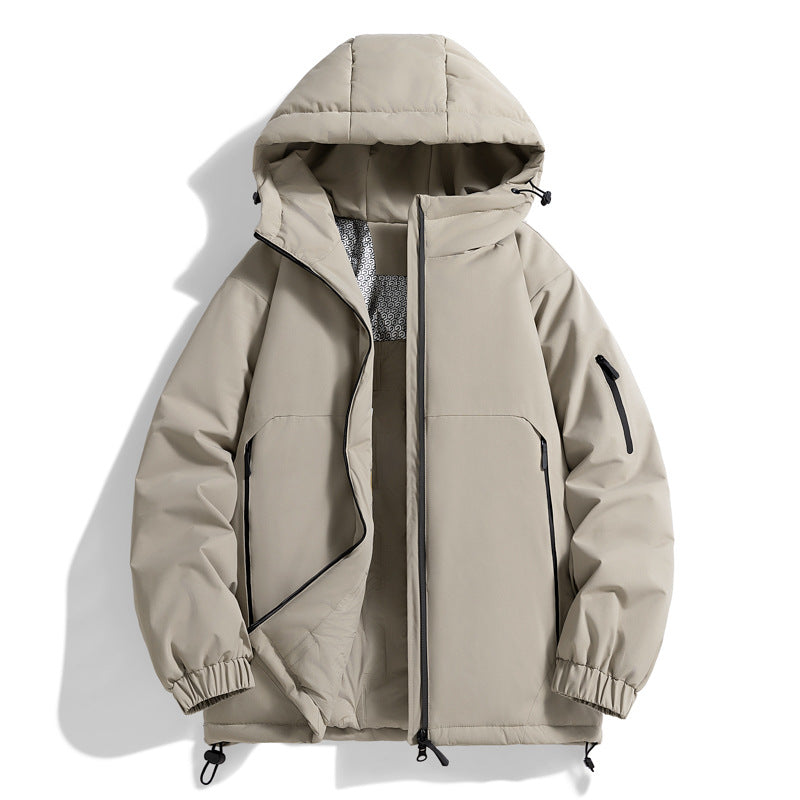 Unisex Warmer wasserabweisender Steppparka mit technischer Kapuze Echo Archiv